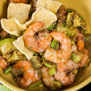 gluten-free recipes, lunch idea, light dinner, shrimp recipe, healthy recipes, shrimp salad, sesame shrimp recipes, easy meals, post workout meals