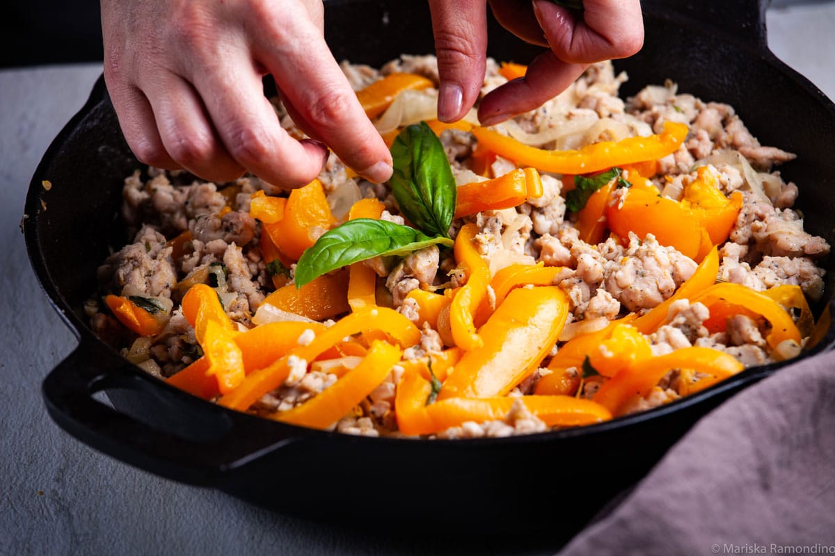 Chicken Sausage and Vegetable Skillet