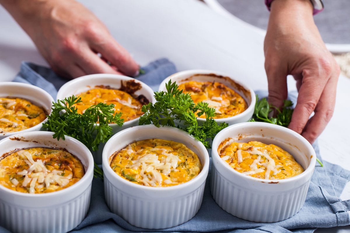 The Perfect Parsley and Anchovy Mini Frittatas
