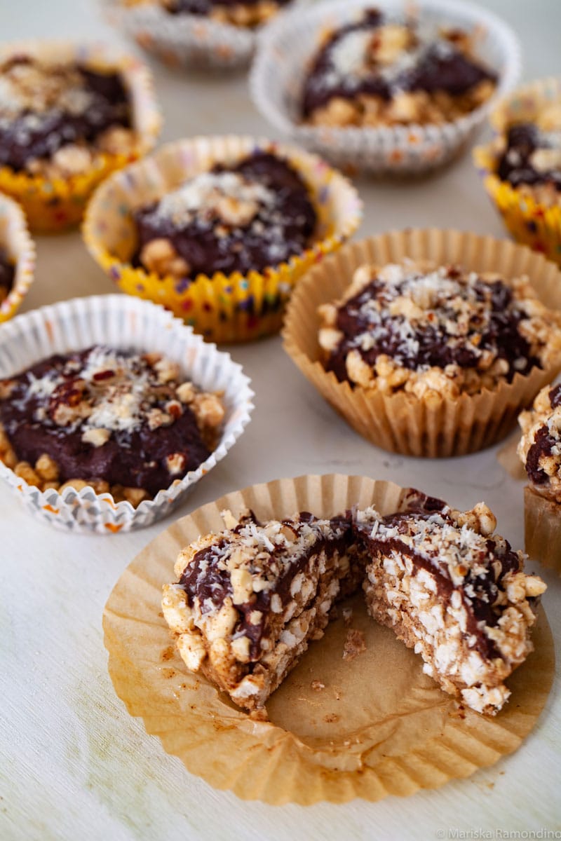 Rice Crispy Cupcake Treats