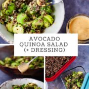 Avocado Quinoa Salad (+Dressing)