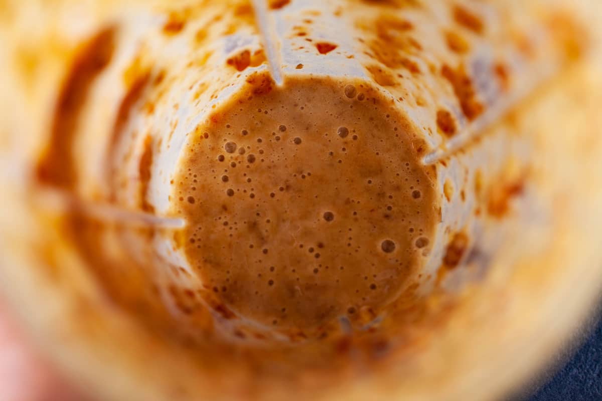 Date paste in a small blender.