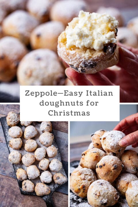 Zeppole-Easy Italian doughnuts for Christmas.