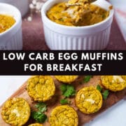 Low carb egg muffins for breakfast—umami flavor recipe.