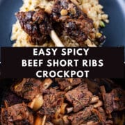 Easy Spicy Beef Short Ribs Crockpot