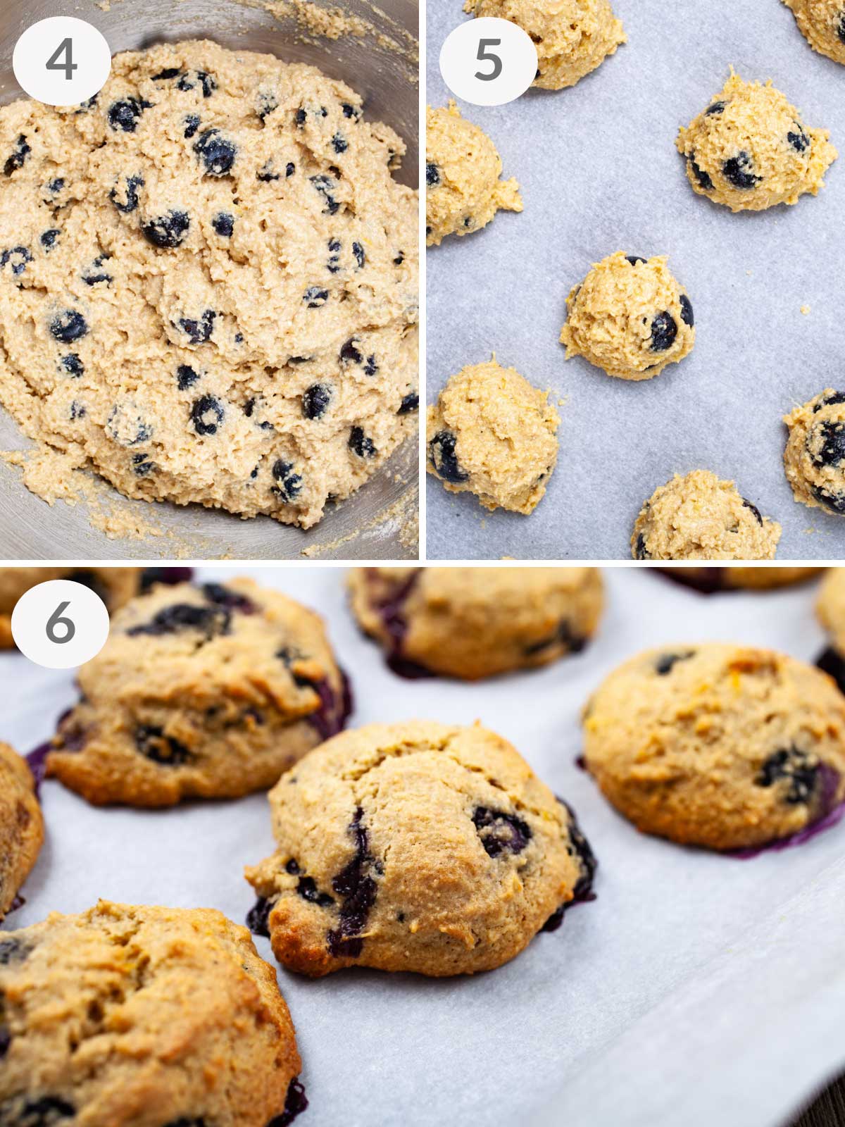 The last steps on how to make olive oil cookies.