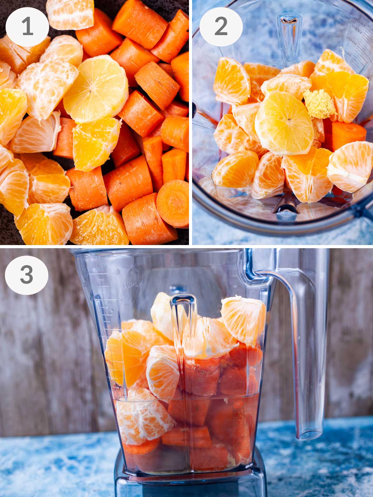 Refreshing Carrot Orange Ginger Juice