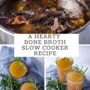 A hearty bone broth slow cooker recipe.