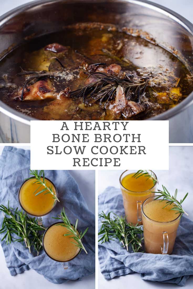 A Hearty Slow Cooker Bone Broth (Crock Pot Bone Broth) My Chef's Apron