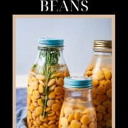 How to cook, prep, and store lupini beans.