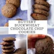 Buttery Buckwheat Chocolate Chip Cookies