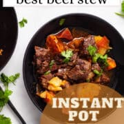 How to make the best beef stew. Instant pot beef recipe.