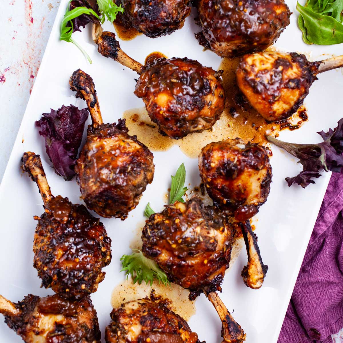 Chicken lollipop in oven