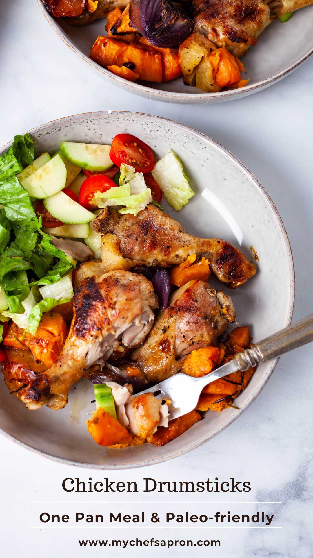 Healthy Baked Chicken Drumsticks (Easy Sheet Pan Dinner) - My Chef's Apron