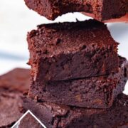 Flourless Brownies Dairy-free & Rich in Chocolate.