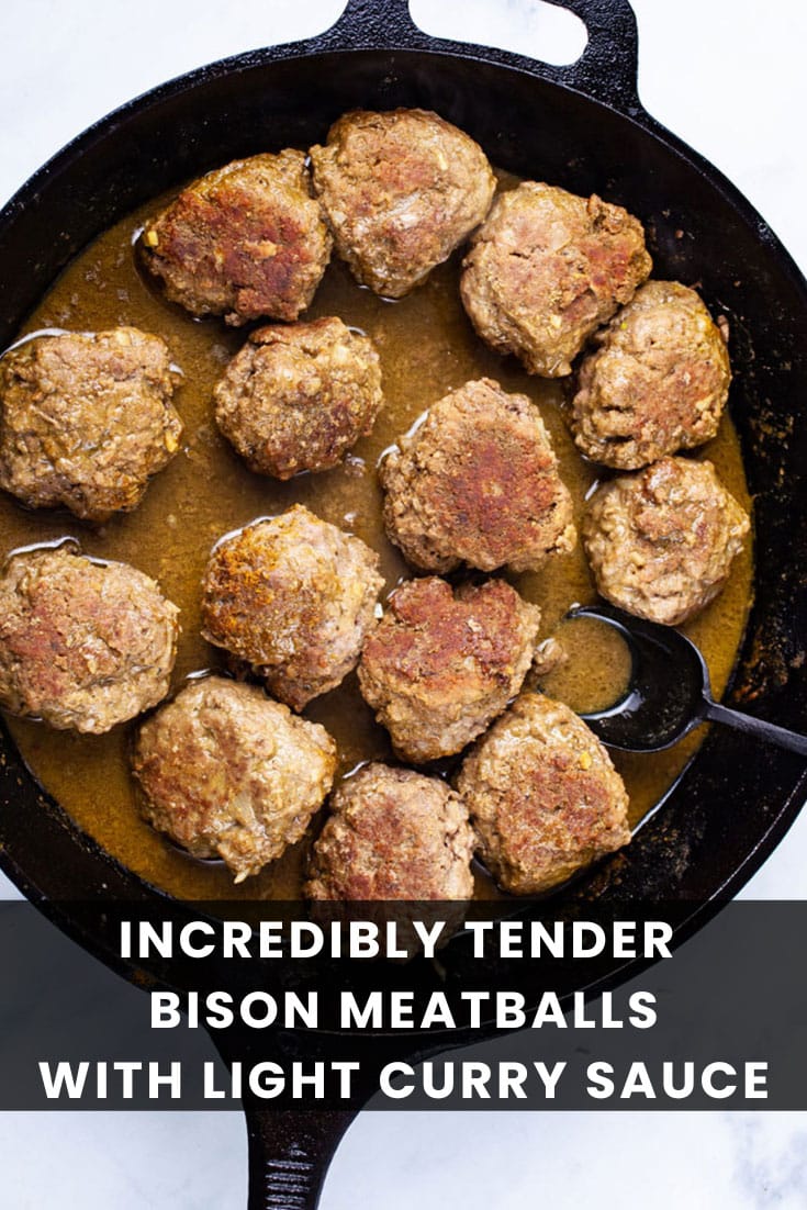 Bison Meatballs