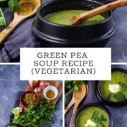 Green Pea Soup Recipe (vegetarian).