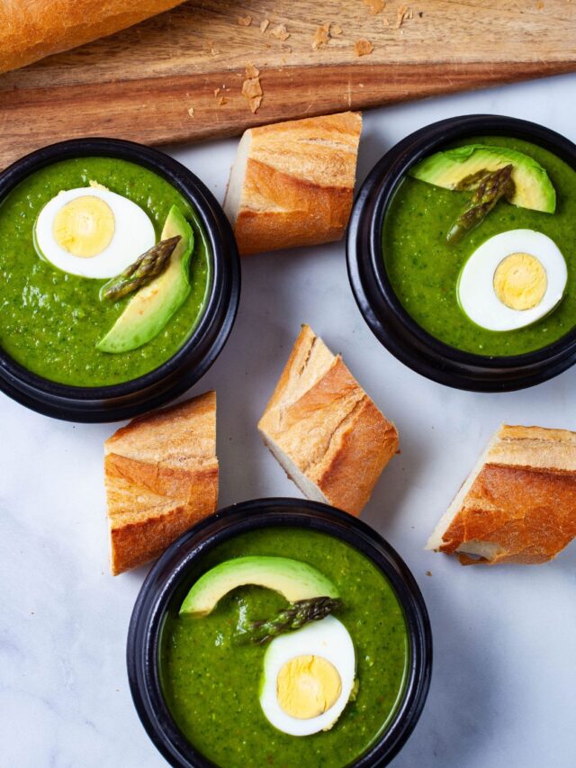 Healthy Creamy Asparagus Soup Recipe Glutenfree & DairyFree My