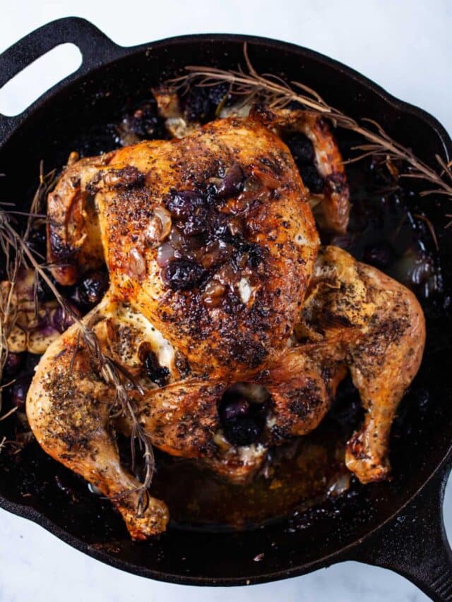 Juicy & Flavorful CastIron Roast Chicken My Chef's Apron